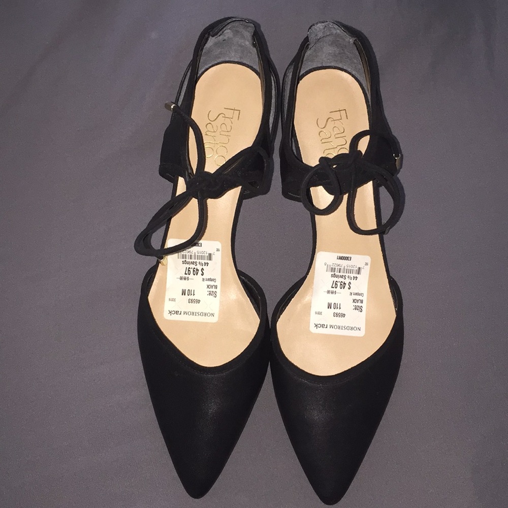 Franco Sarto Black Heels